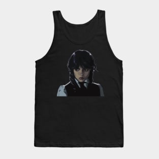 Wednesday Addams Desing Tank Top